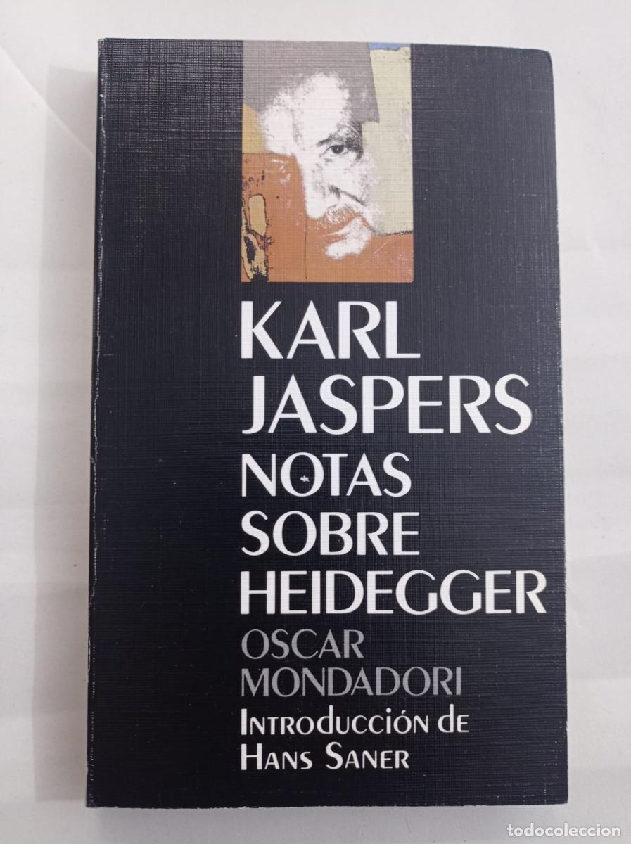 Libros: Notas sobre Mart&iacute;n heidegger Karl Jaspers - Foto 1