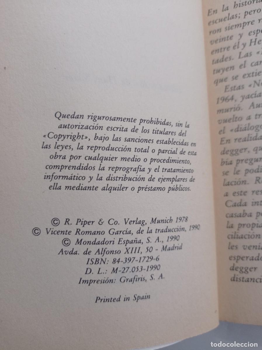 Libros: Notas sobre Mart&iacute;n heidegger Karl Jaspers - Foto 2