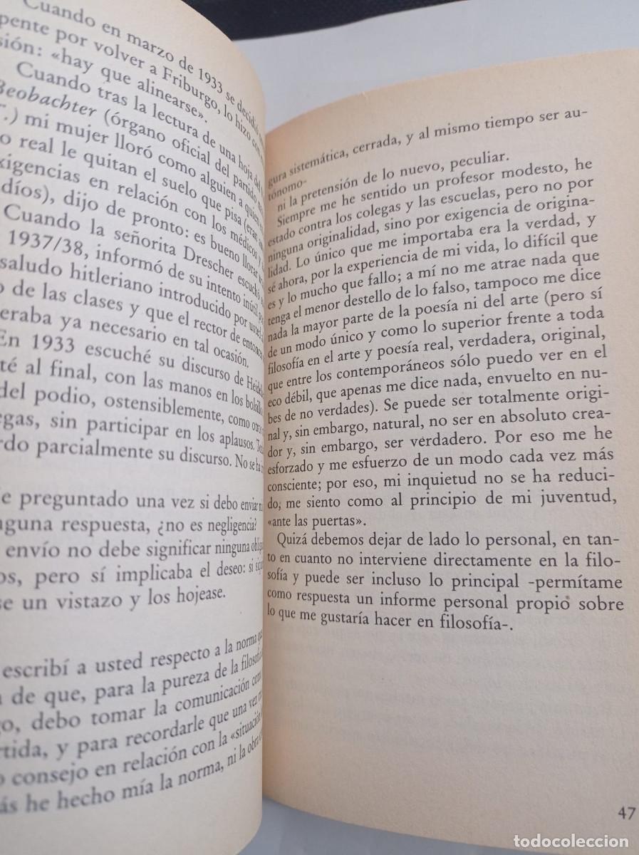 Libros: Notas sobre Mart&iacute;n heidegger Karl Jaspers - Foto 3