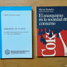 Libri: MÁRGENES DE PLATÓN / EL ANARQUISMO EN LA SOCIEDAD DE CONSUMO