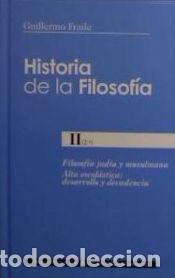 Livros: Historia de la filosof&iacute;a. II (2&ordm;): Filosof&iacute;a jud&iacute;a y musulmana. Alta escol&aacute;stica: desarrollo y