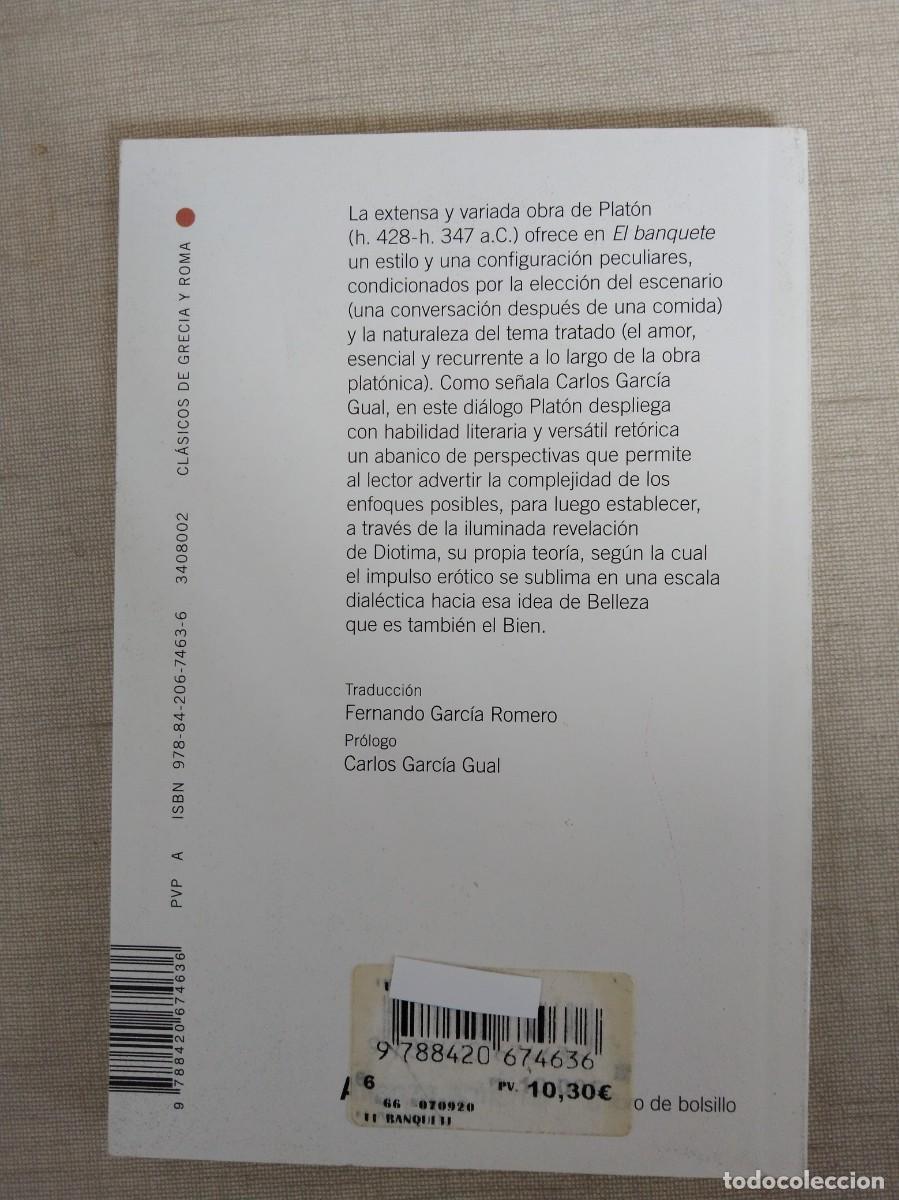 Libros: El banquete - Foto 2