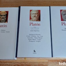 Libri: PLATÓN. 3 VOLÚMENES. GREDOS.