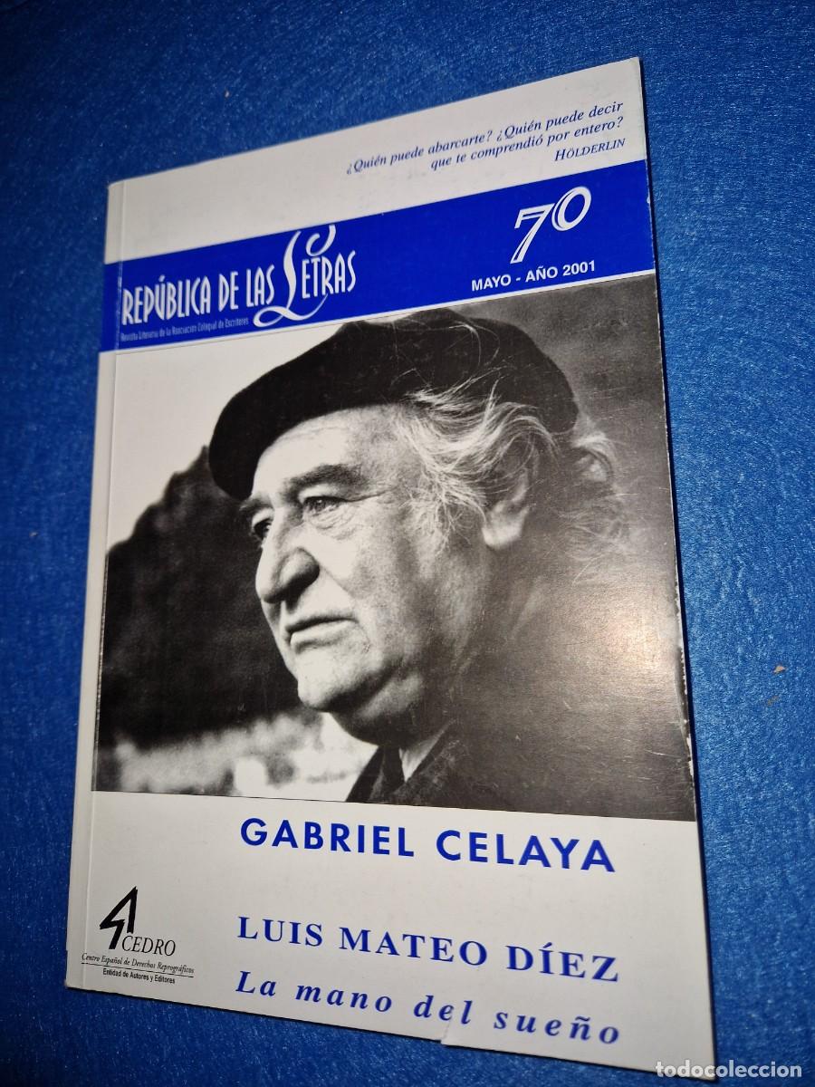 Libros: GABRIEL CELAYA - REPUBLICA DE LAS LETRAS - Foto 1
