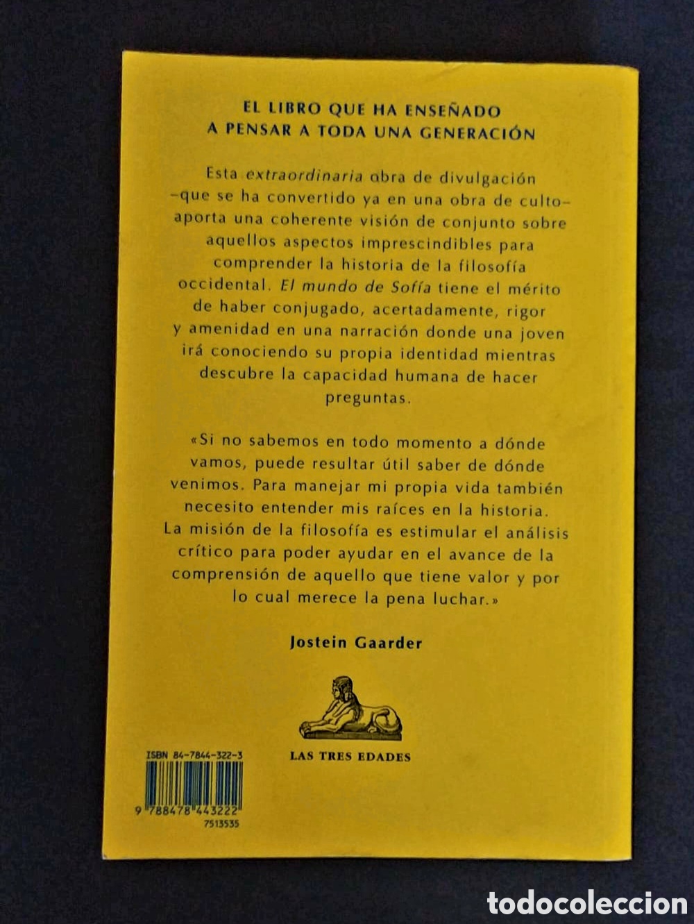 Libros: EL MUNDO DE SOFIA - JOSTEIN GAARDER - Foto 2