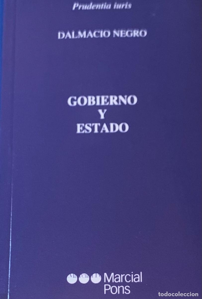 Libros: GOBIERNO Y ESTADO, DALMACIO NEGRO - Foto 1