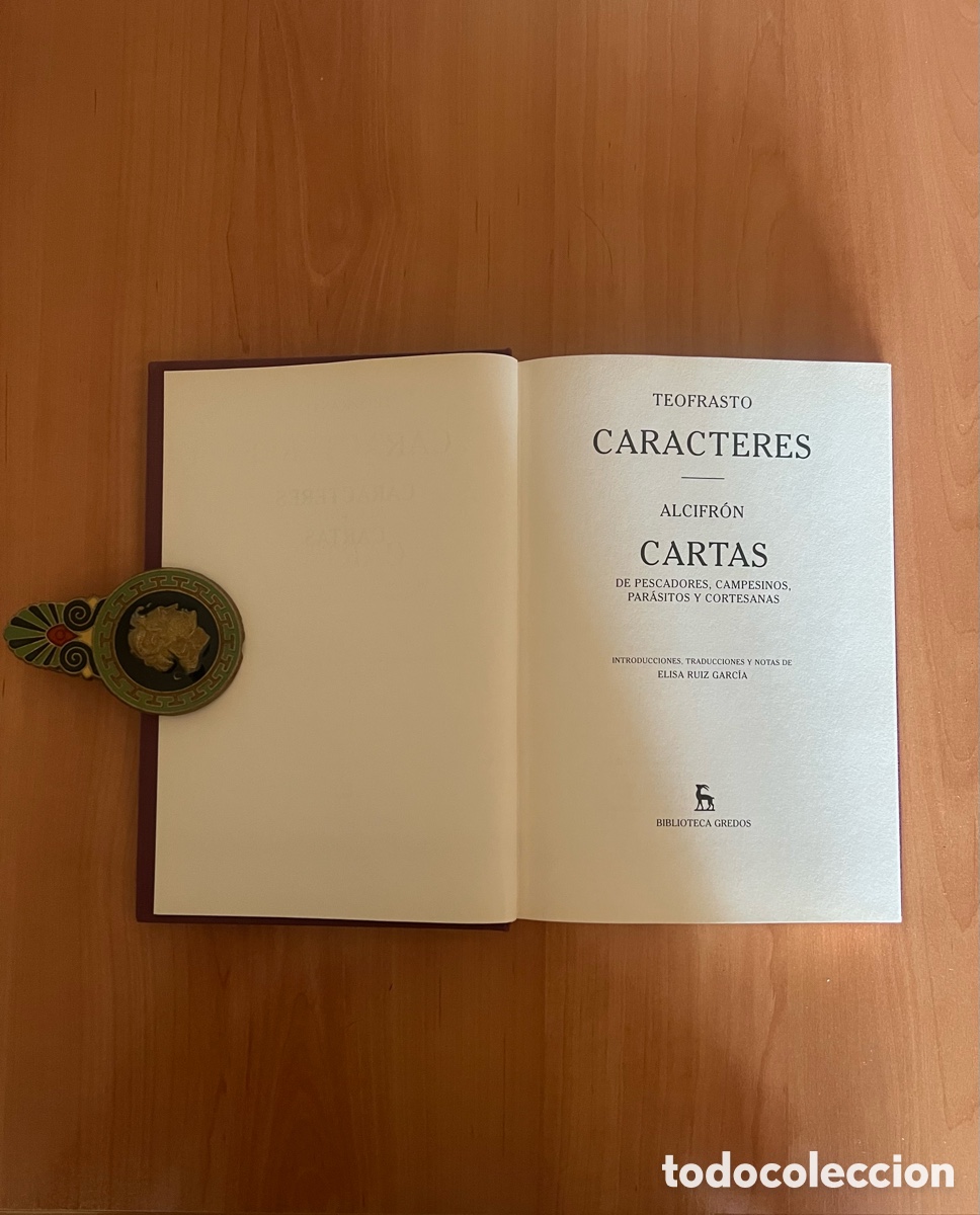 Libros: Car&aacute;cteres de Teofrasto - Foto 3