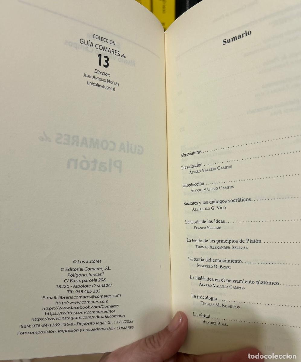 Libros: Gu&iacute;a Comares de Plat&oacute;n - Foto 4