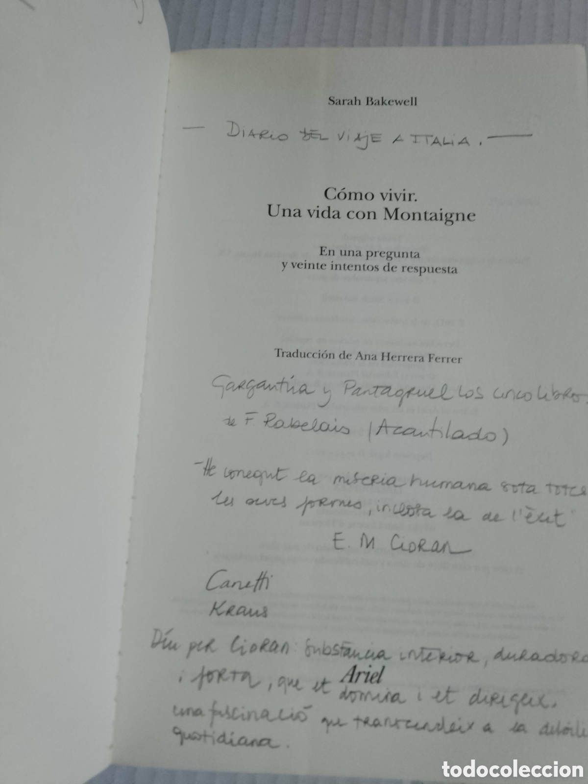 Libros: COMO VIVIR UNA VIDA CON MAS NTAIGNE - Foto 2