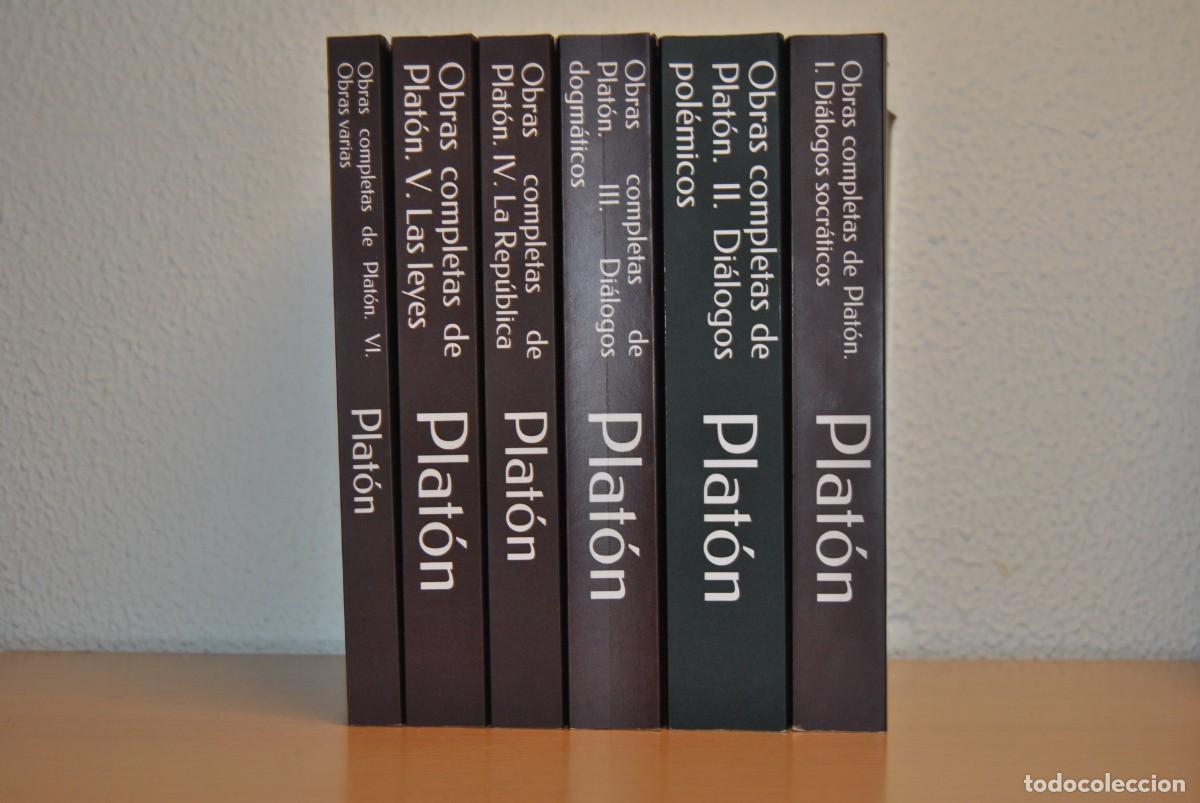 Libros: Lote Obras Completas Plat&oacute;n. 6 tomos. Todos los di&aacute;logos. Editorial Efesis. 2018.