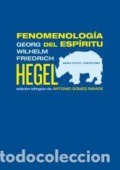Libros: FENOMENOLOGIA DEL ESPIRITU - HEGEL,G.W.F