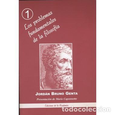 Libros: Jord&aacute;n Bruno Genta &ndash; Los problemas fundamentales de la filosof&iacute;a &ndash; Ediciones de la Academia &ndash; LM