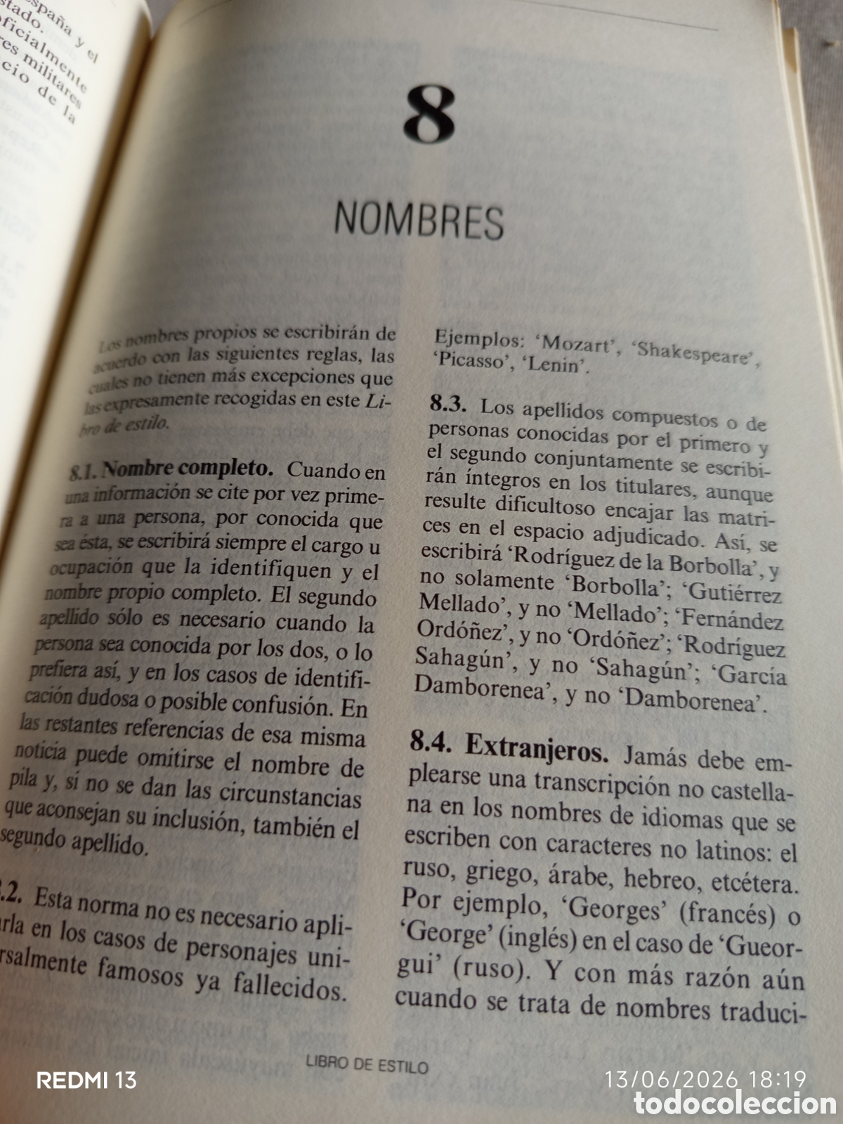 Libros: EL PA&Iacute;S. LIBRO DE ESTILO 1990 - Foto 3