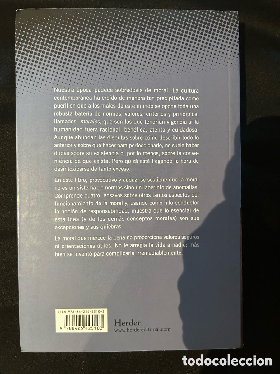 Libros: La moral como anomal&iacute;a - Foto 2