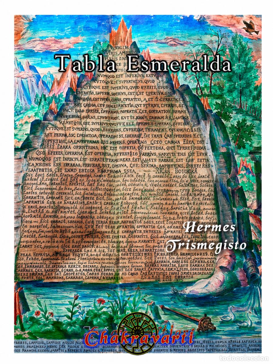 Libros: HERMES TRISMEGISTO &ndash; TABLA ESMERALDA &ndash; CHAKRAVARTI LM