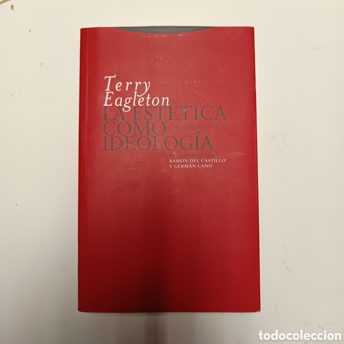 Libros: Eagleton, T. (2011). La est&eacute;tica como ideolog&iacute;a (G. Cano y J. Cano Cuenca, trads.)