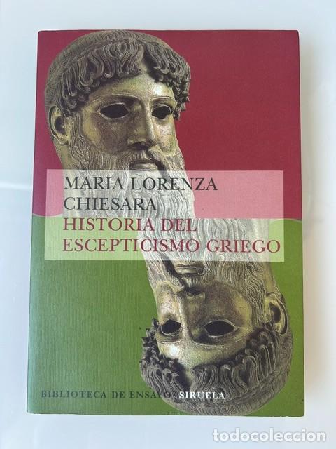 Libros: Historia del escepticismo griego -Maria Lorenza Chiesara-