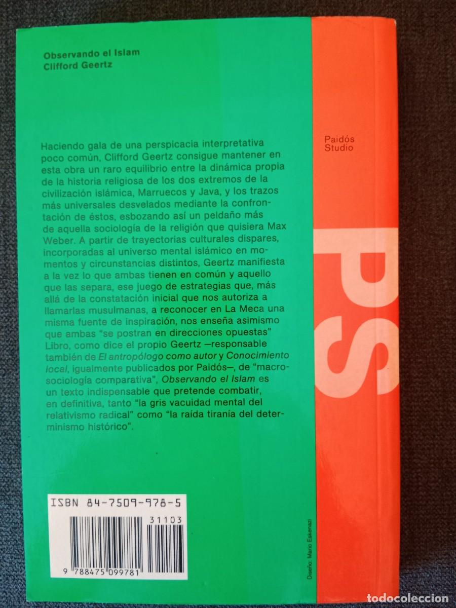 Libros: Observando el islam, Clifford Geertz - Foto 2