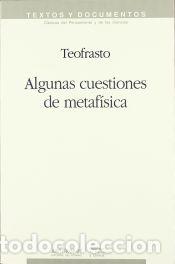 Libros: Algunas cuestiones de metaf&iacute;sica - (Edici&oacute;n biling&uuml;e) Edici&oacute;n, introducci&oacute;n, traducci&oacute;n y notas