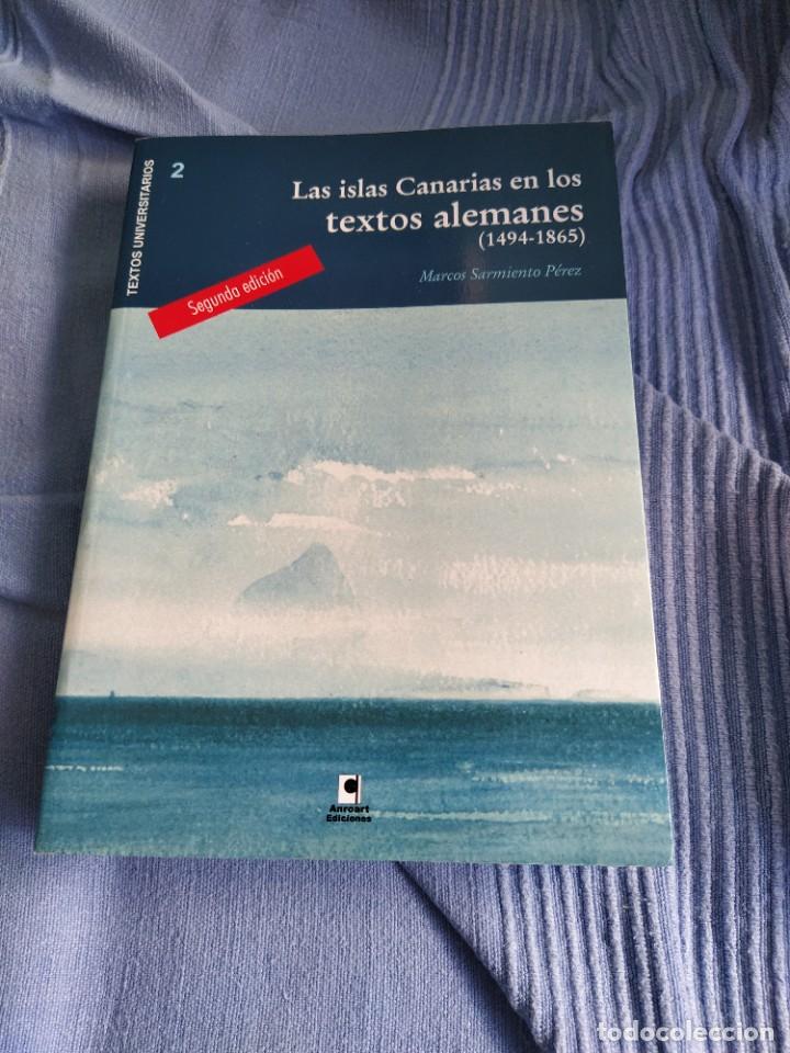 Libros: libro las islas canarias en los textos alemanes - Foto 1