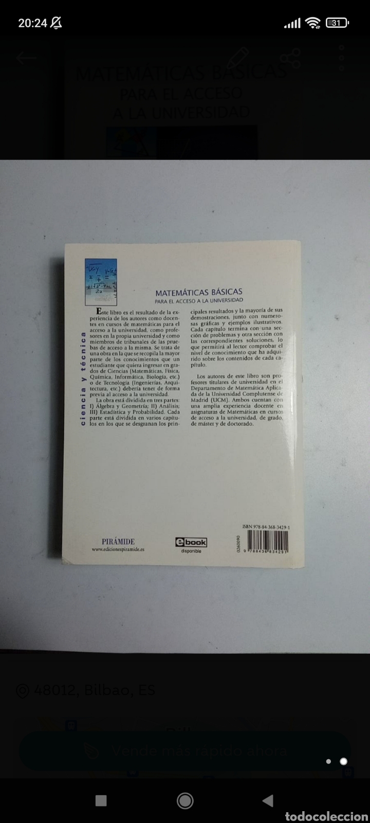 Libros: Matematicas basicas para acceder a la universidad - Foto 2