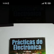 Livres: PRACTICAS DE ELECTRONICA. Lote 312676813