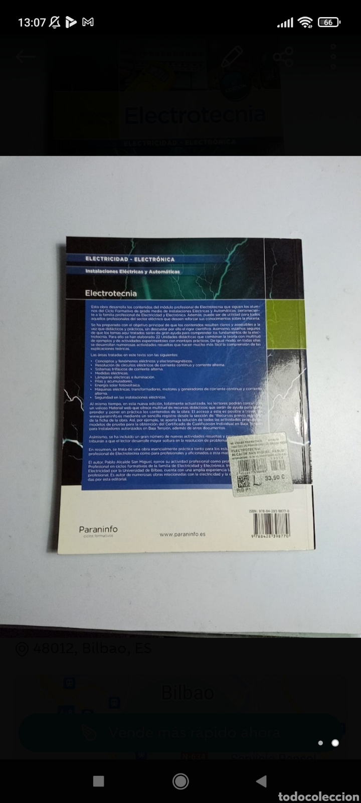 Libros: Electrotencia Paraninfo - Foto 2