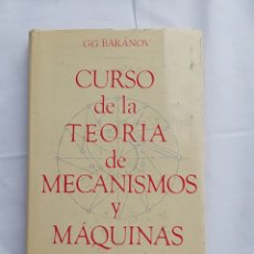 Libros: CURSO DE LA TEORÍA DE MECANISMOS Y MÁQUINAS. EDITORIAL MIR . G.G. BARANOV. Lote 323099623