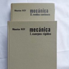 Libros: MECÁNICA. 2 TOMOS . CUERPOS RÍGIDOS / MEDIOS CONTINUOS. MARCOMBO . MAURICE ROY. Lote 323335268
