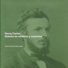 Livres: SISTEMA DE NÚMEROS Y CONJUNTOS / GEORG CANTOR.. Lote 335968908