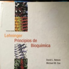 Libros: LEHNINGER, PRINCIPIOS DE BIOQUIMICA, 3ª EDICION. Lote 356175335