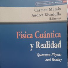 Libros: BARIBOOK 123 FÍSICA CUÁNTICA Y REALIDAD QUANTUM PHYSICS AND REALITY .CARMEN MATAIX. Lote 398699129