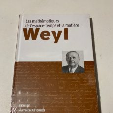 Libros: WEYL GENIS DES MATHÉMATIQUES -. Lote 399897039