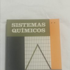Libros: SISTEMAS QUIMICOS . EDITORIAL REVERTÉ .