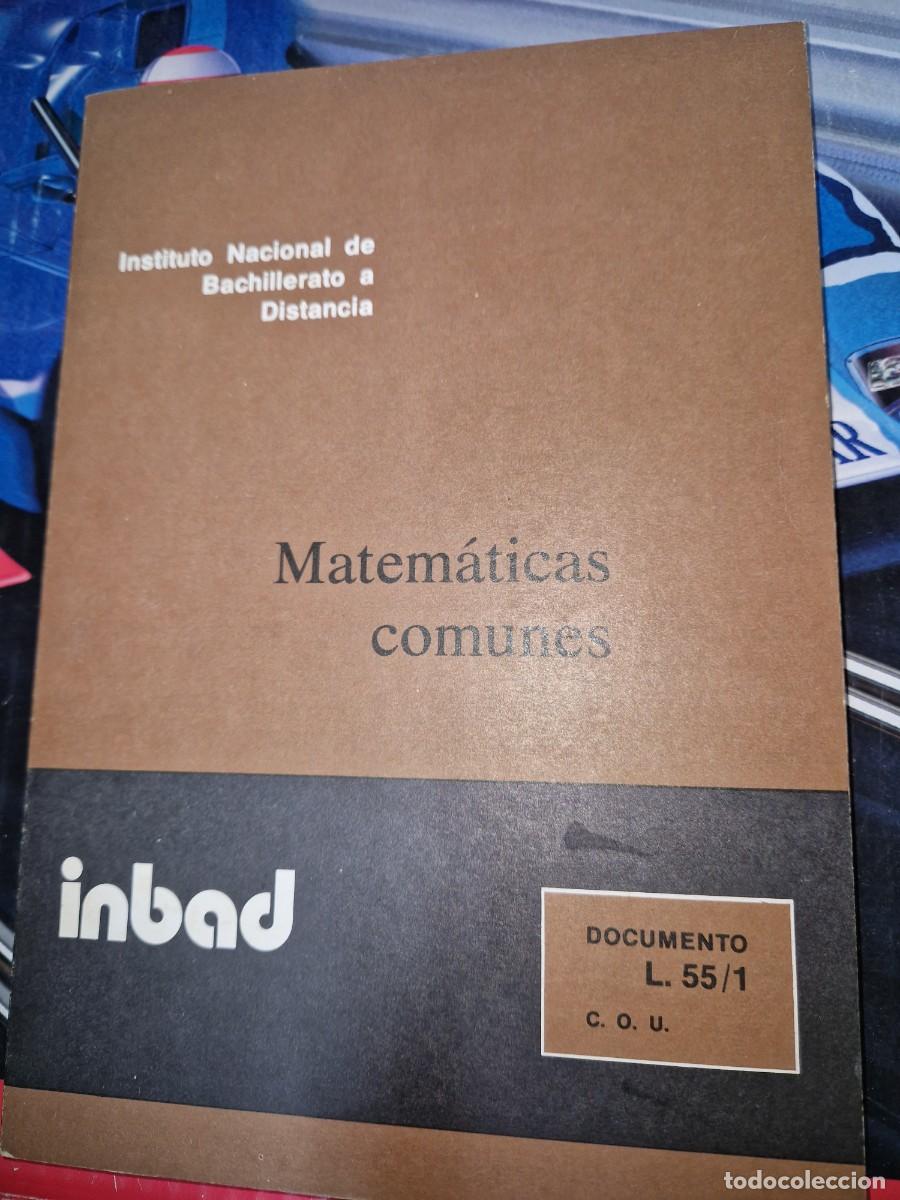 Libros: MATEMATICAS COMUNIES COU - Foto 1