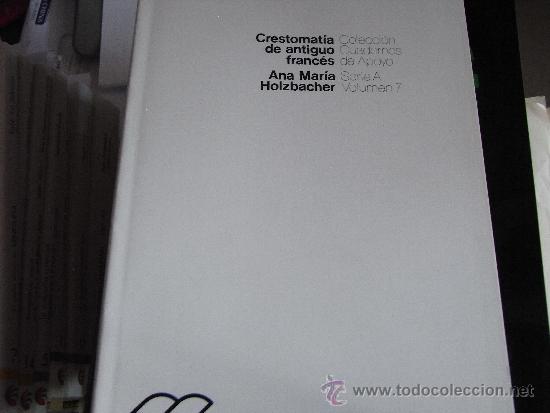 Libros: Crestomat&iacute;a del antiguo franc&eacute;s. - Foto 1