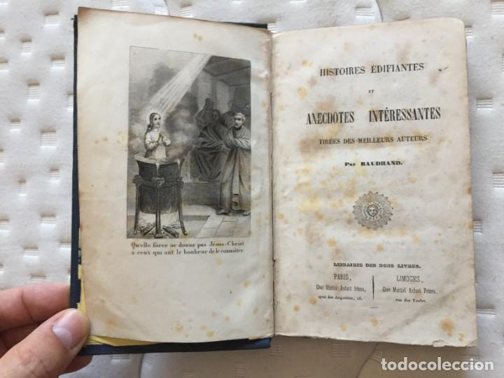 Libros: histoires edifiantes anecdotes interessantes - Foto 3
