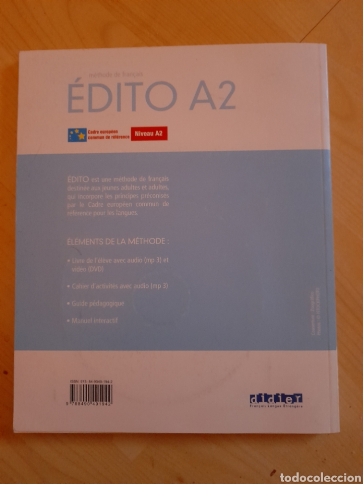 Libros: &Eacute;dito A2. Cahier dactivites. - Foto 2
