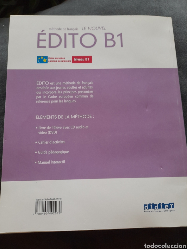 Libros: &Eacute;dito B1. Cahier dactivit&eacute;s - Foto 2