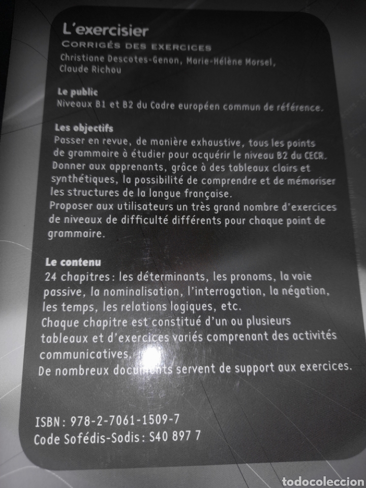 Libros: Lexercisier. Corriges des exercices - Foto 4