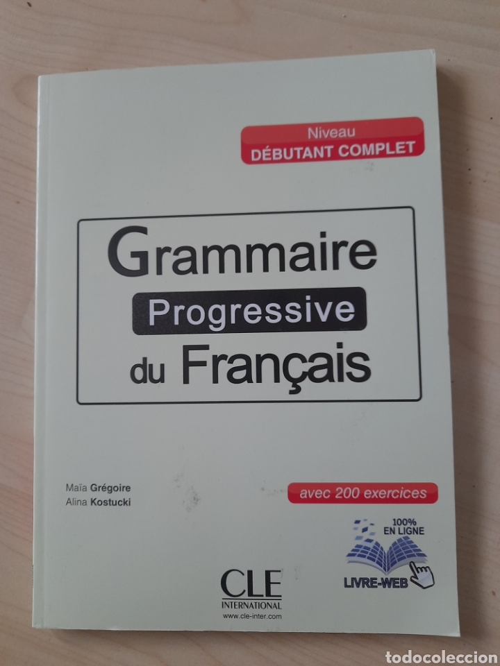 Acheter　debutant　français.　du　neufs　en　Livres　sur　com　grammaire　français　progressive　todocoleccion