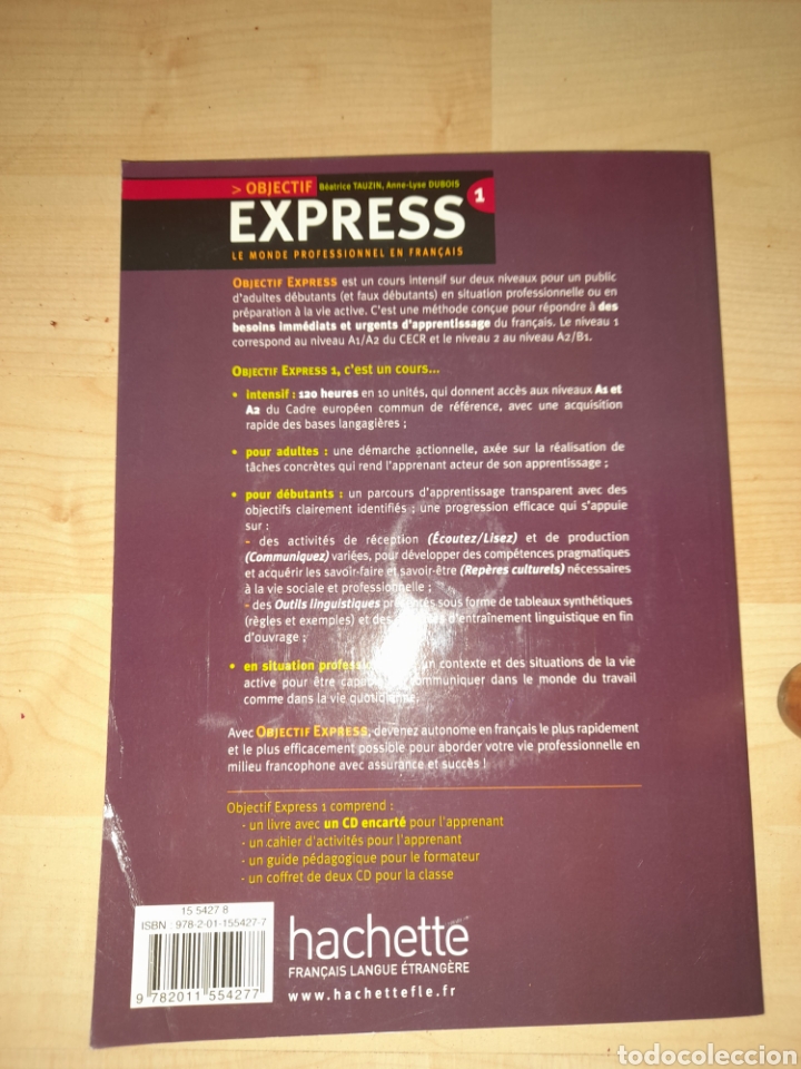 Libros: Objectif Express 1. M&eacute;todo de franc&eacute;s - Foto 3