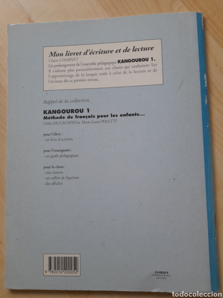 Libros: Kangourou. Mon libret decriture et de lecture - Foto 2