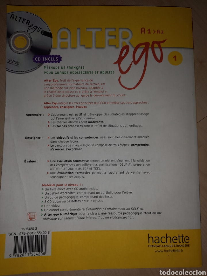 Libros: Alter Ego A1. M&eacute;todo de franc&eacute;s y cuaderno de ejercicios - Foto 4