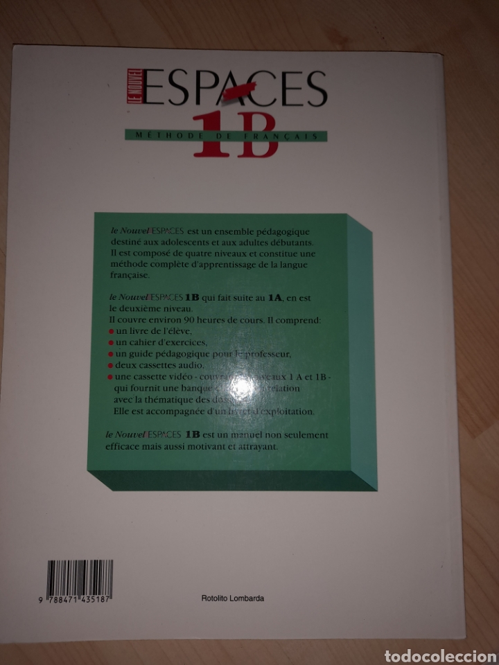 Libros: Le nouvel espaces 1B. M&eacute;todo de franc&eacute;s - Foto 2