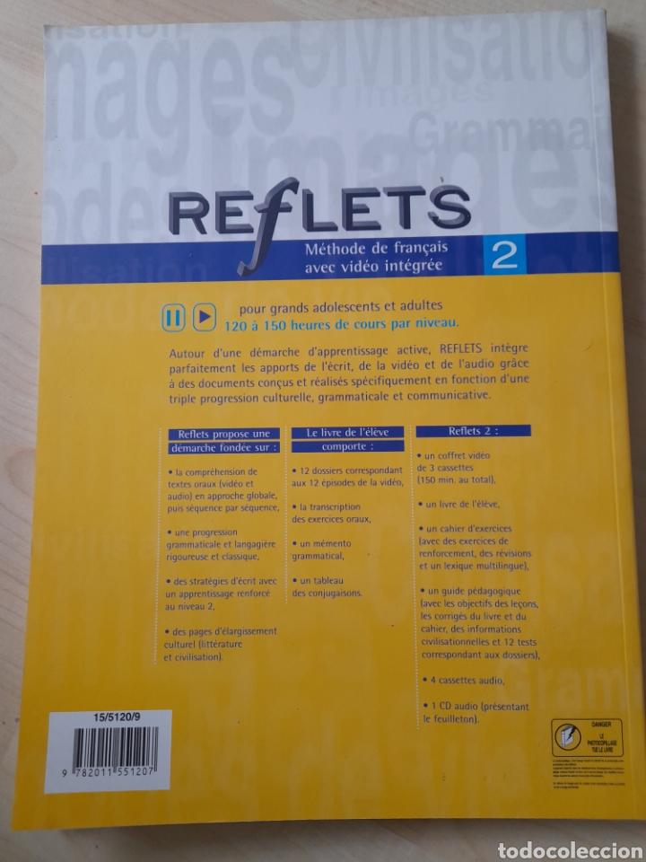 Libros: Reflets 2. M&eacute;todo de franc&eacute;s y cuaderno de ejercicios - Foto 2