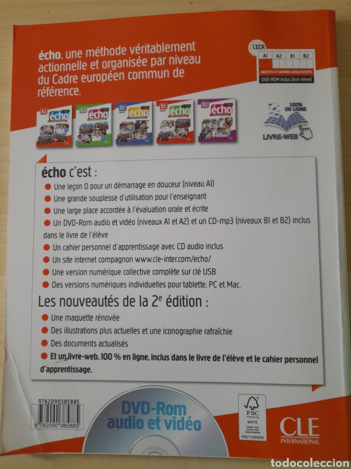 Libros: &Eacute;cho A1. M&eacute;todo de franc&eacute;s - Foto 2