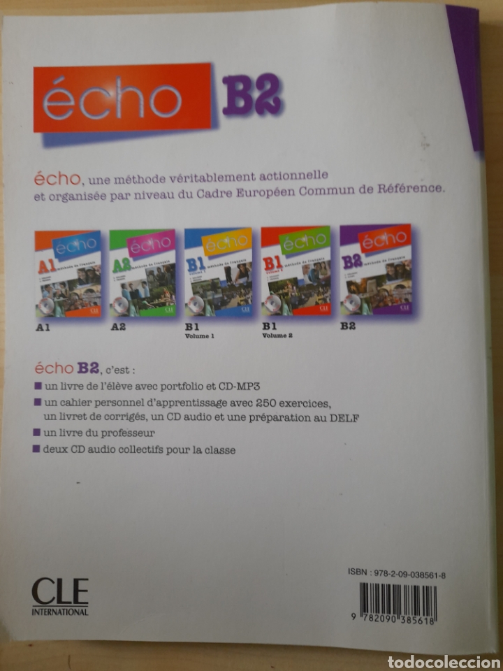 Libros: &Eacute;cho B2. Cuaderno de ejercicios con soluciones. Franc&eacute;s - Foto 2