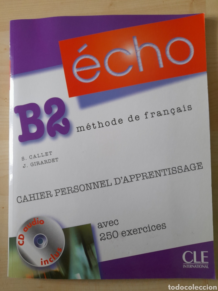 Libros: &Eacute;cho B2. Cuaderno de ejercicios con soluciones. Franc&eacute;s - Foto 1