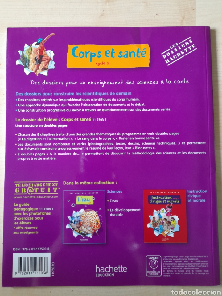 Libros: Corps et sant&eacute;. Cycle 3. Franc&eacute;s - Foto 2